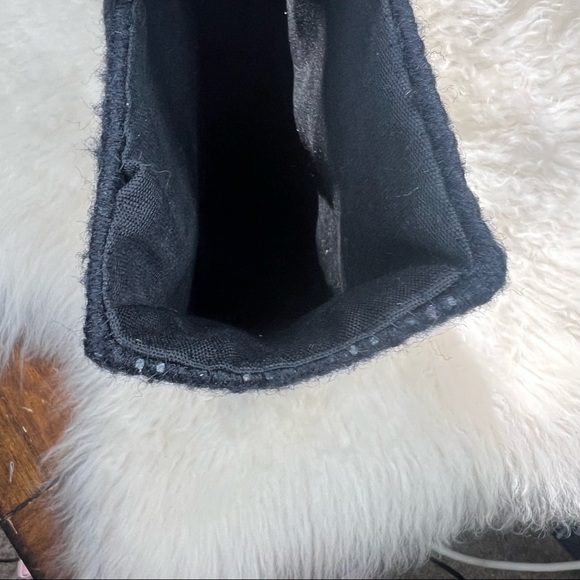 Vintage hand woven and stitched southwestern diamond print yarn handbag purse - Picture 16 of 16